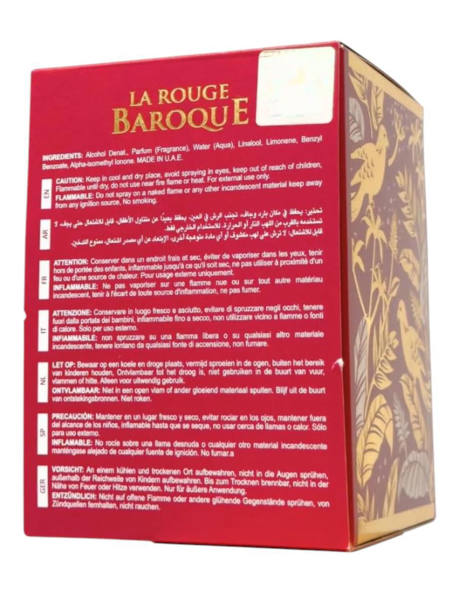 Eau de parfum Maison Alhambra La Rouge Baroque Extreme unisex