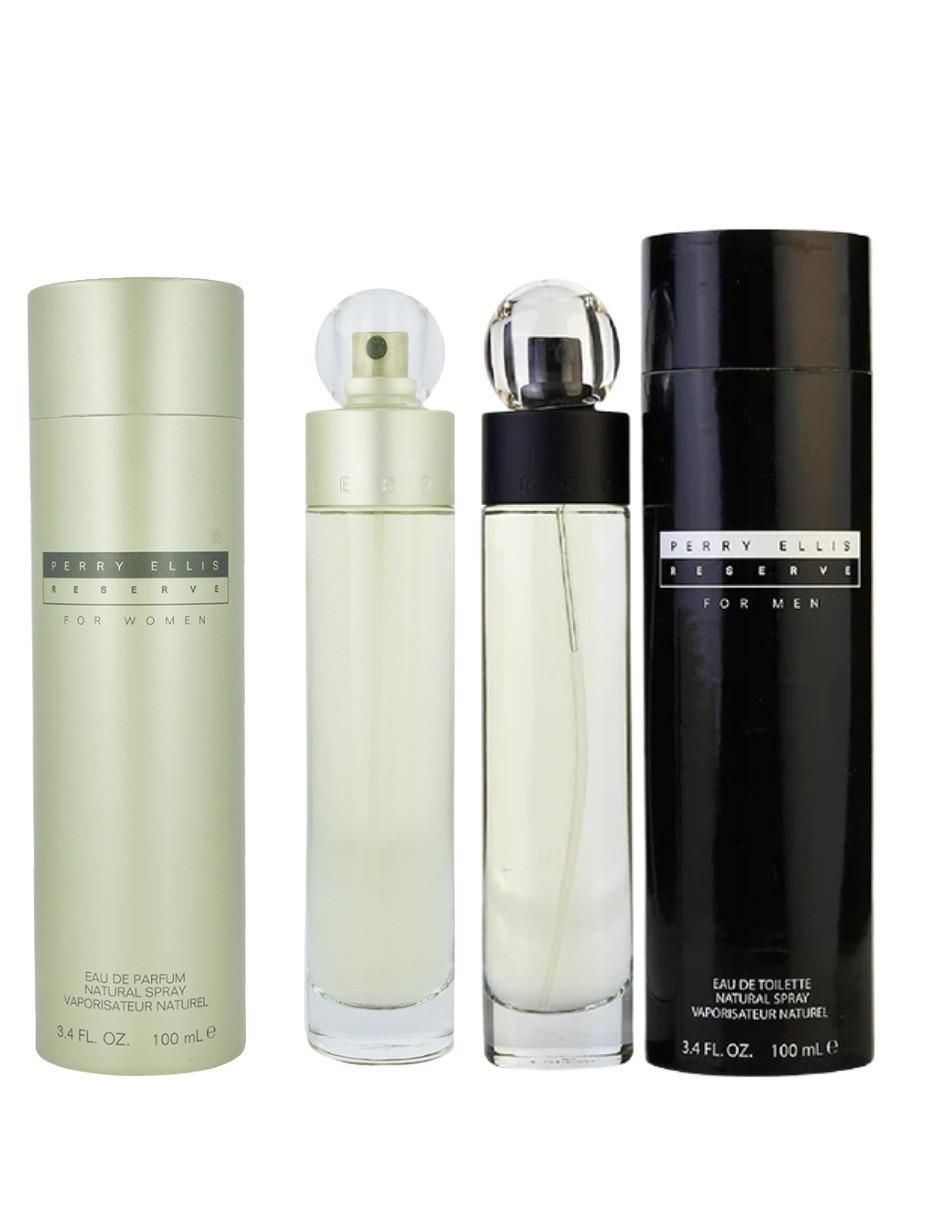 Set Eau de parfum Perry Ellis 360° Reserve Dama y Caballero unisex