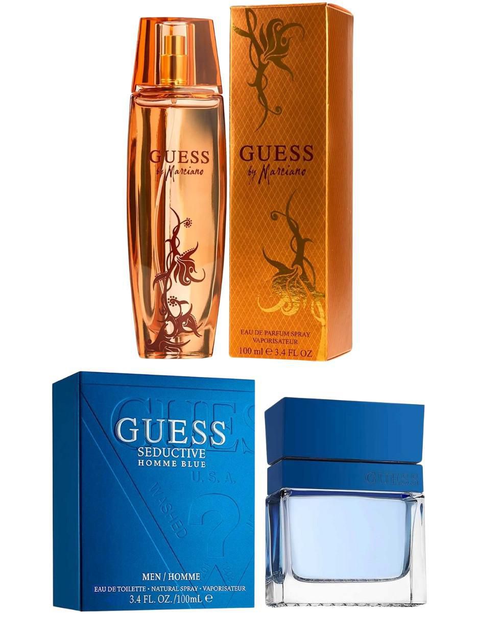 Set Eau de parfum Guess Marciano y Seductive Homme Blue unisex