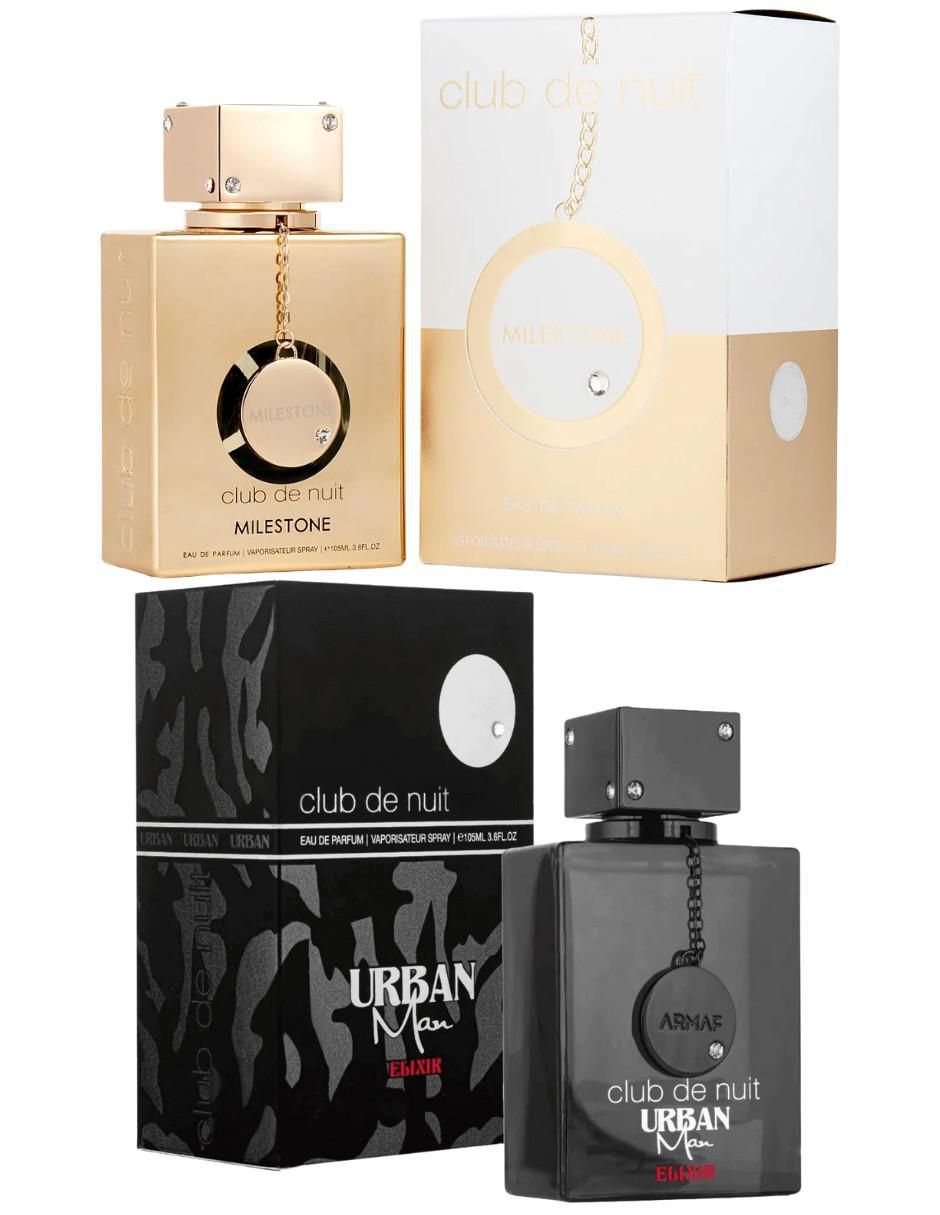 Set Eau de parfum Armaf Club de Nuit Milestone y Urban Elixir para hombre