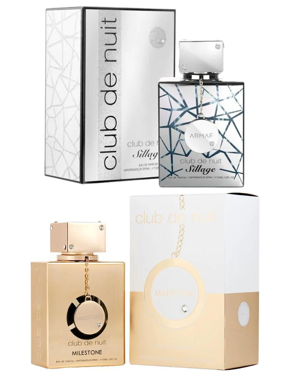 Set Eau de parfum Armaf Club de Nuit Milestone y Sillage para hombre