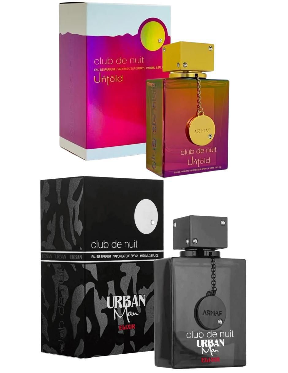 Set Eau de parfum Armaf Urban Elixir y Untold para hombre