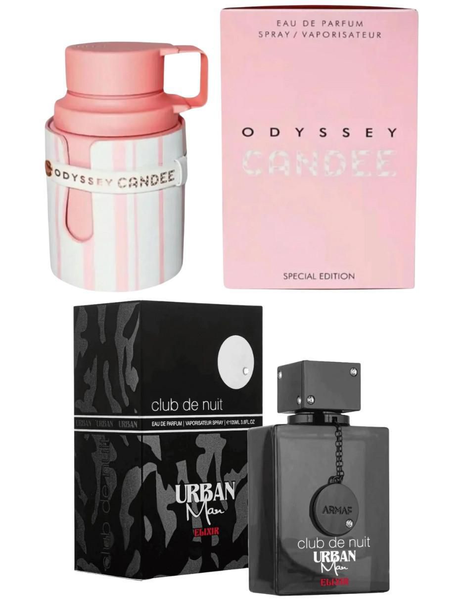 Set Eau de parfum Armaf Urban Elixir y Odyssey Candee unisex