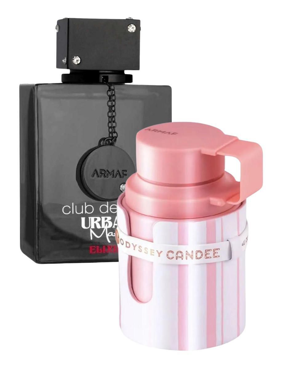 Set Eau de parfum Armaf Urban Elixir y Odyssey Candee unisex