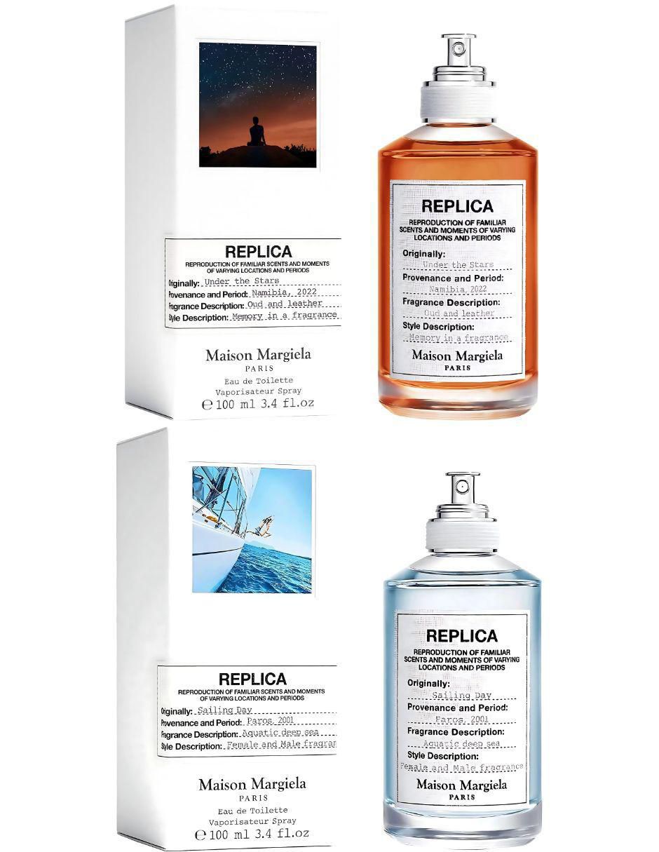 Set Eau de toilette Maison Margiela Réplica Sailing Day+Under The Stars unisex