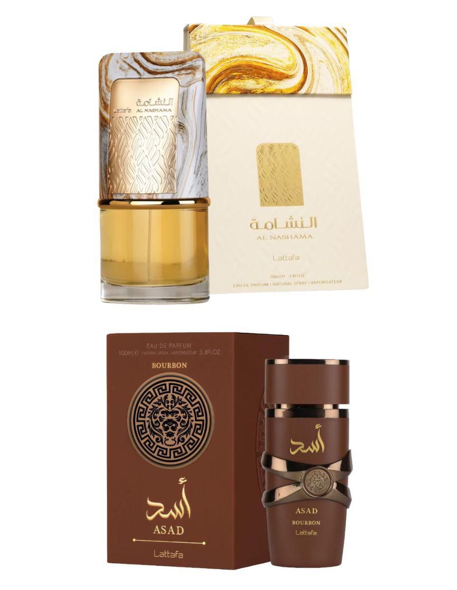 Set Eau de parfum Lattafa Al Nashama & Asad unisex