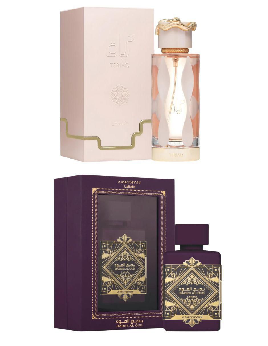 Set Eau de parfum Lattafa Teriaq & Bade'e Al Oud unisex