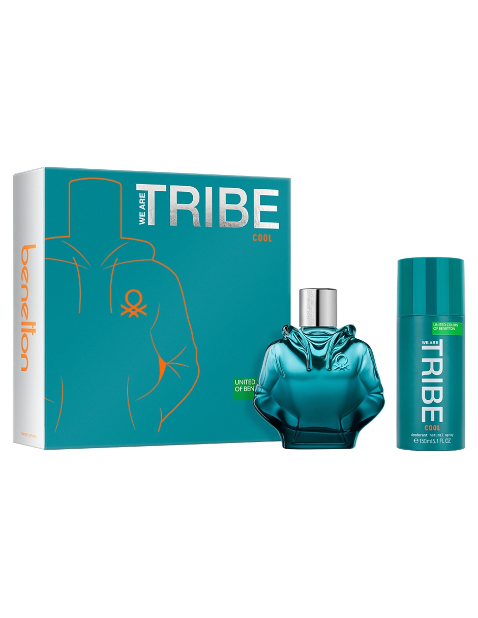 Set Eau de toilette Benetton We are Tribe Cool para hombre