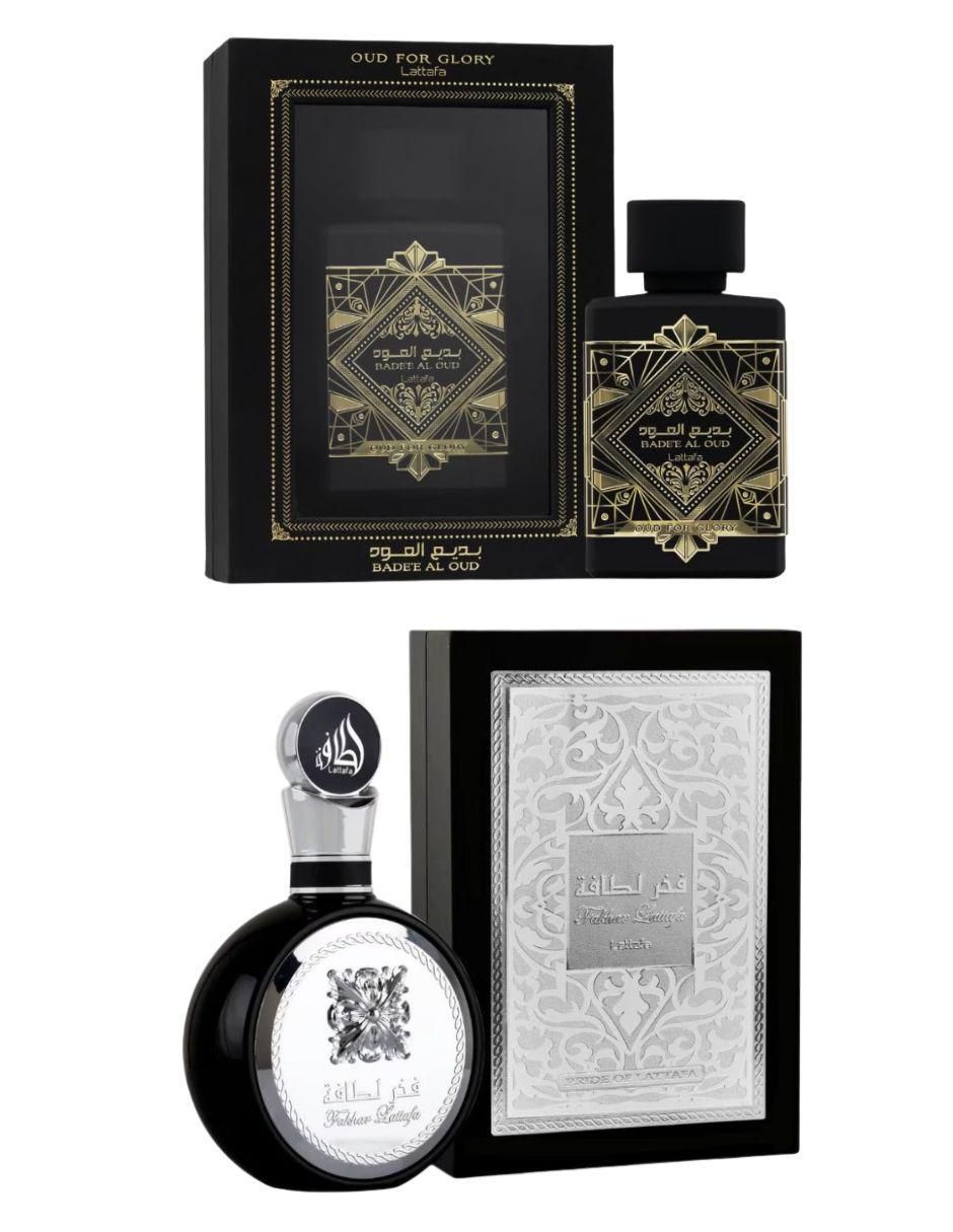 Set Eau de parfum Lattafa Badee Al Oud & Fakhar unisex