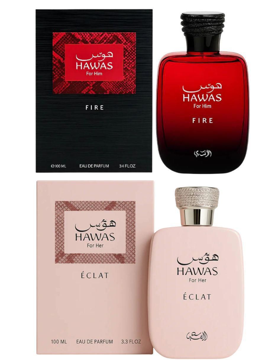 Set eau de parfum hawas unisex Set eau de parfum hawas unisex