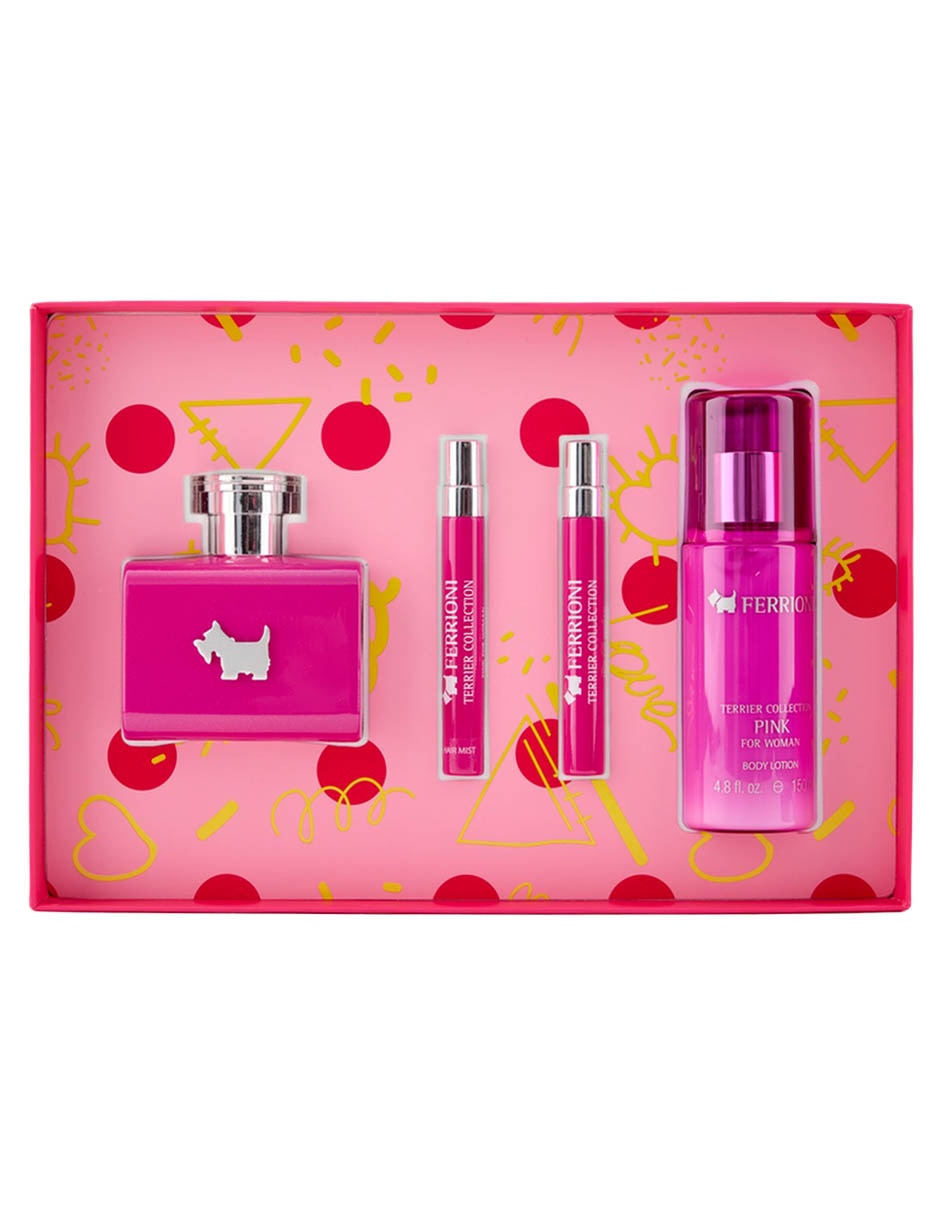 Set Eau de toilette Ferrioni Pink para mujer