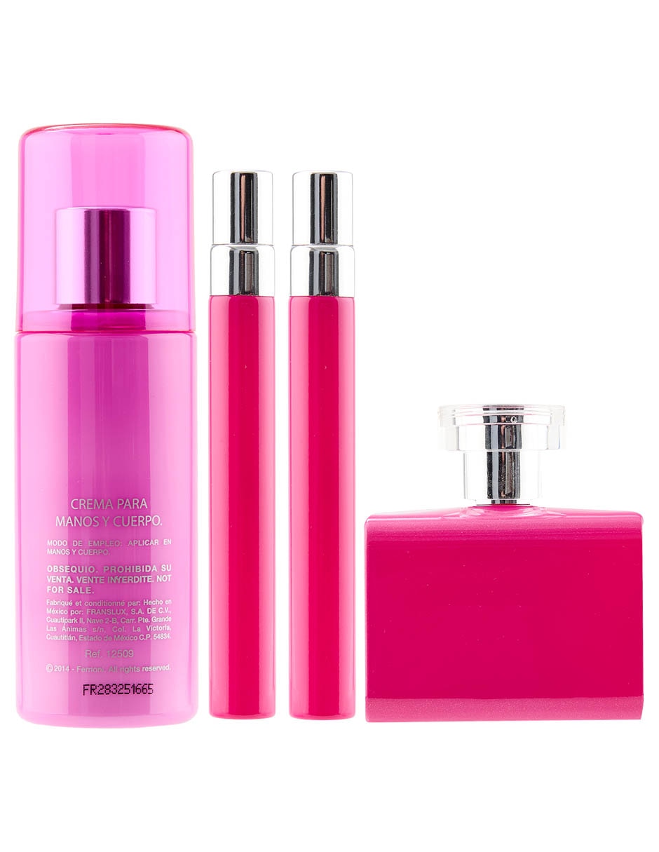 Set Eau de toilette Ferrioni Pink para mujer