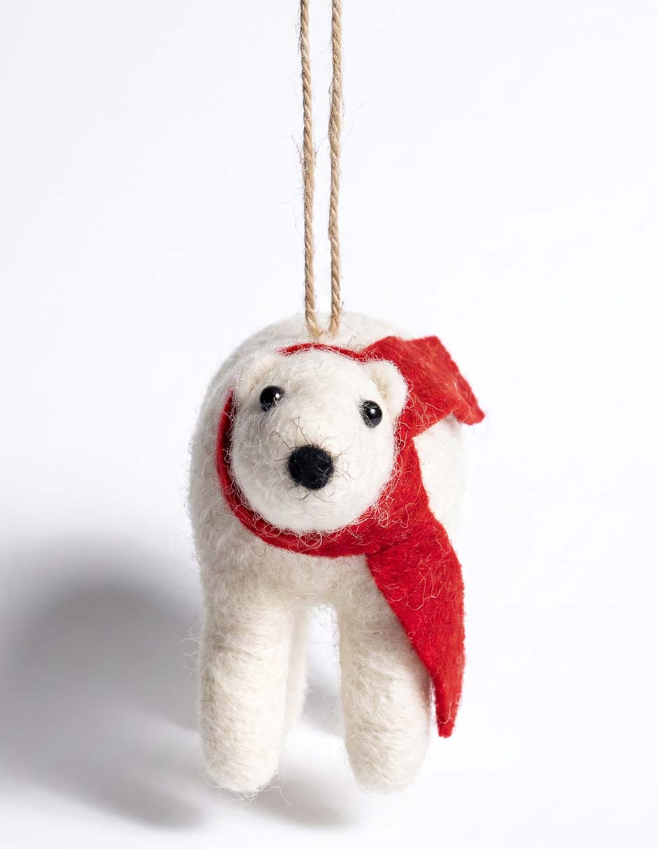 Ornamento navideño oso