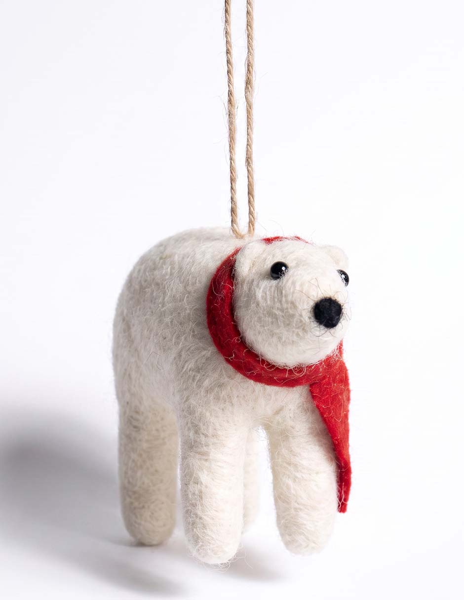 Ornamento navideño oso 5