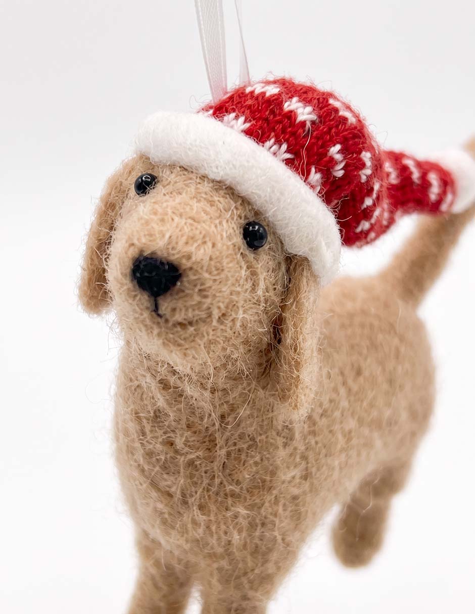 Ornamento navideño perro 4