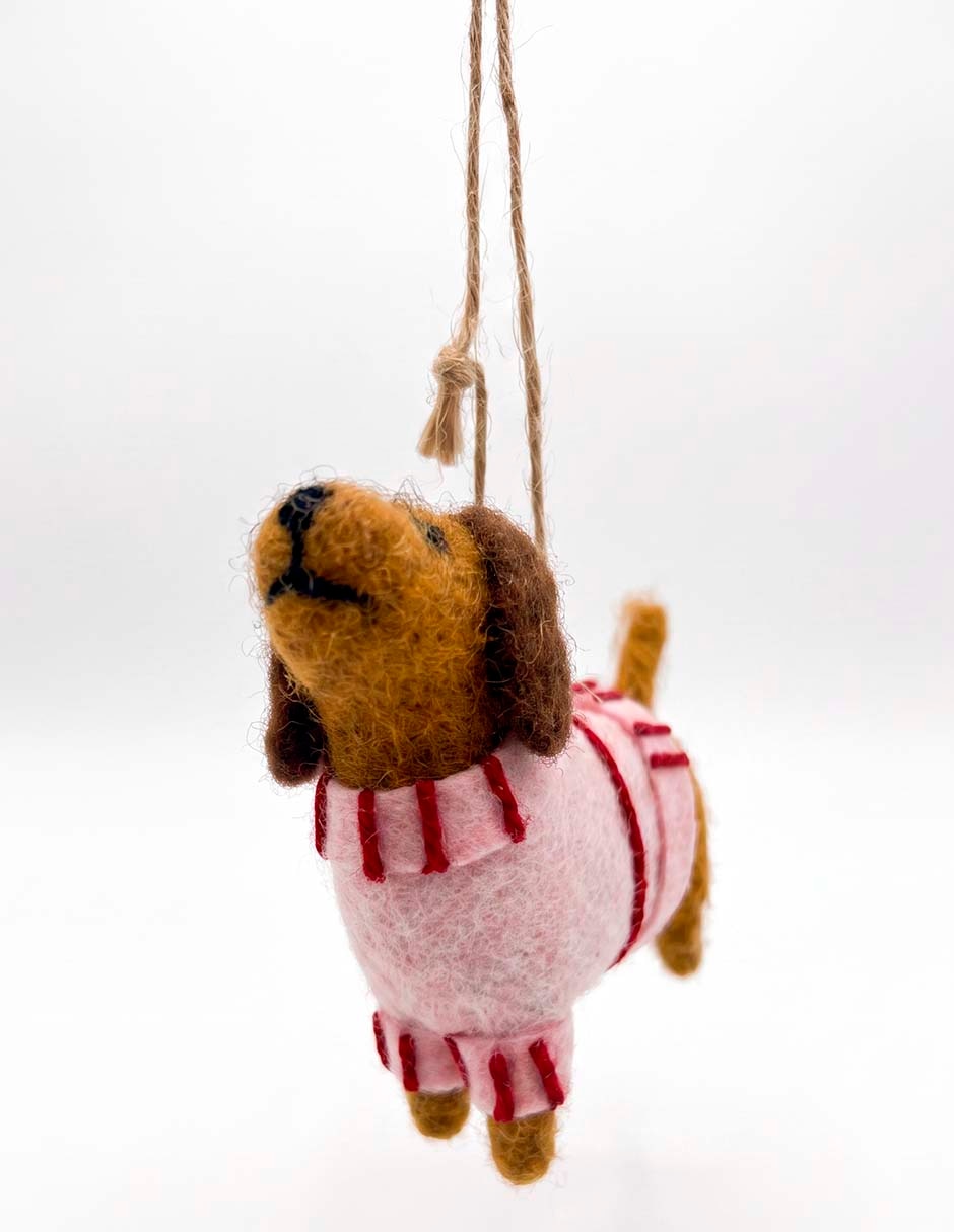 Ornamento navideño perro 5