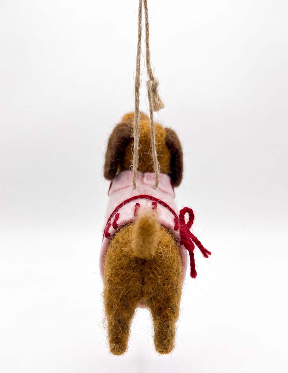 Ornamento navideño perro 4