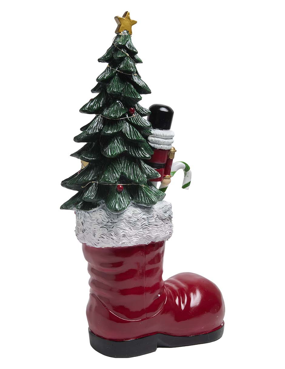 Figura decorativa navideña de bota 5