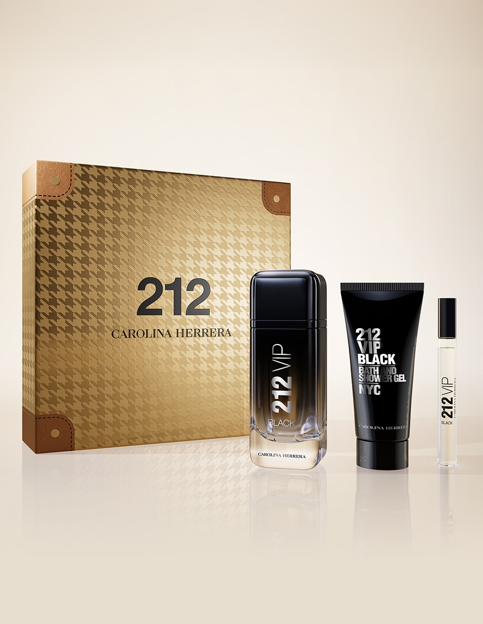 Kit Eau de parfum Carolina Herrera 212 VIP Black para hombre