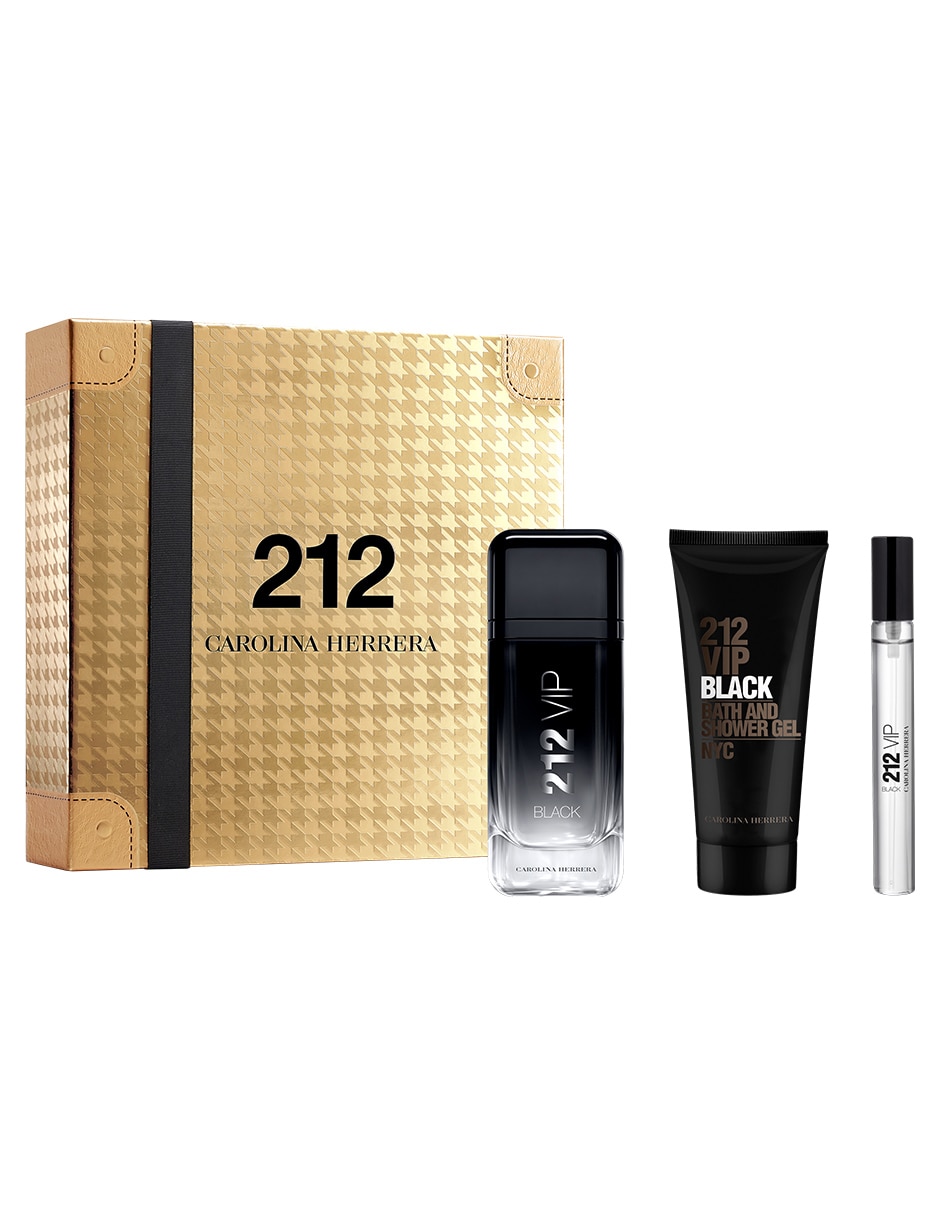Kit Eau de parfum Carolina Herrera 212 VIP Black para hombre