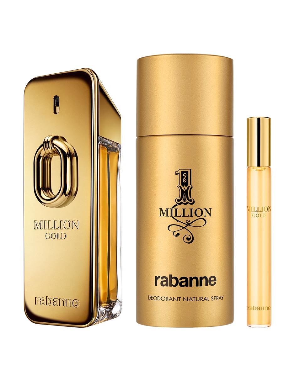 Kit Eau de parfum Million Gold para hombre