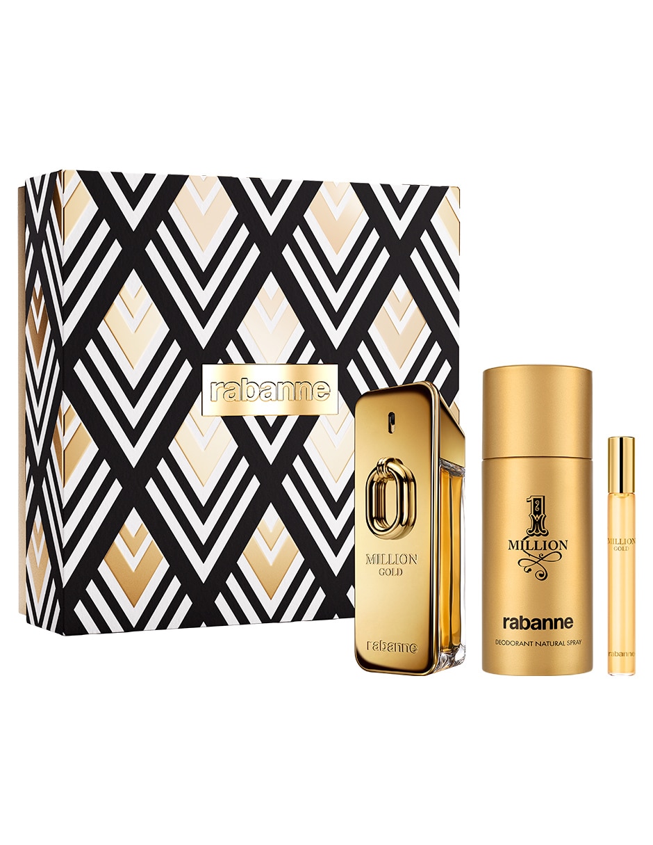 Kit Eau de parfum Million Gold para hombre 1