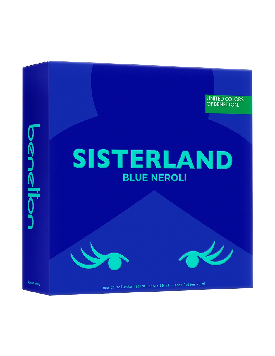 Kit Eau de toilette Benetton Sisterland Blue Neroli para mujer