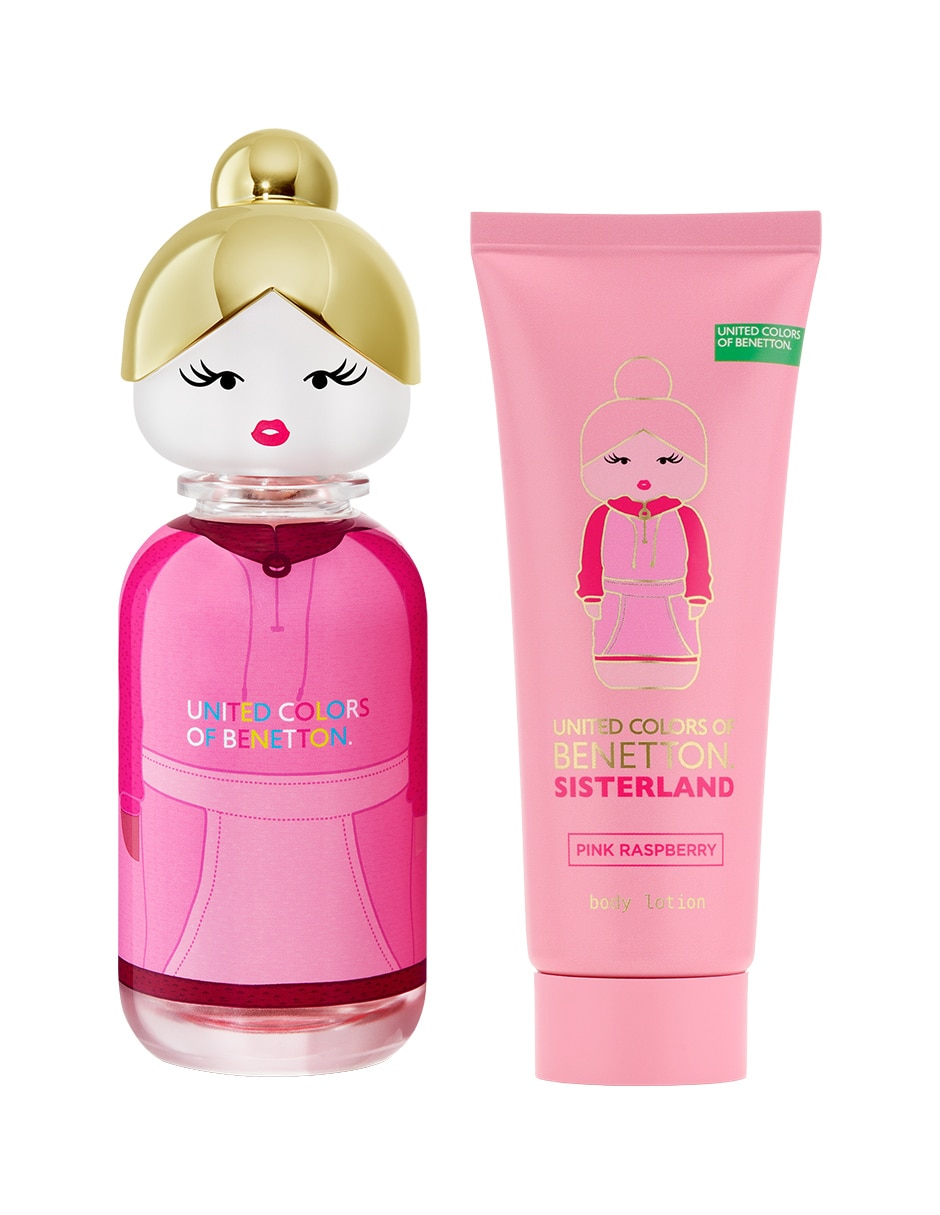 Kit Eau de toilette Benetton Sisterland Pink Raspberry para mujer