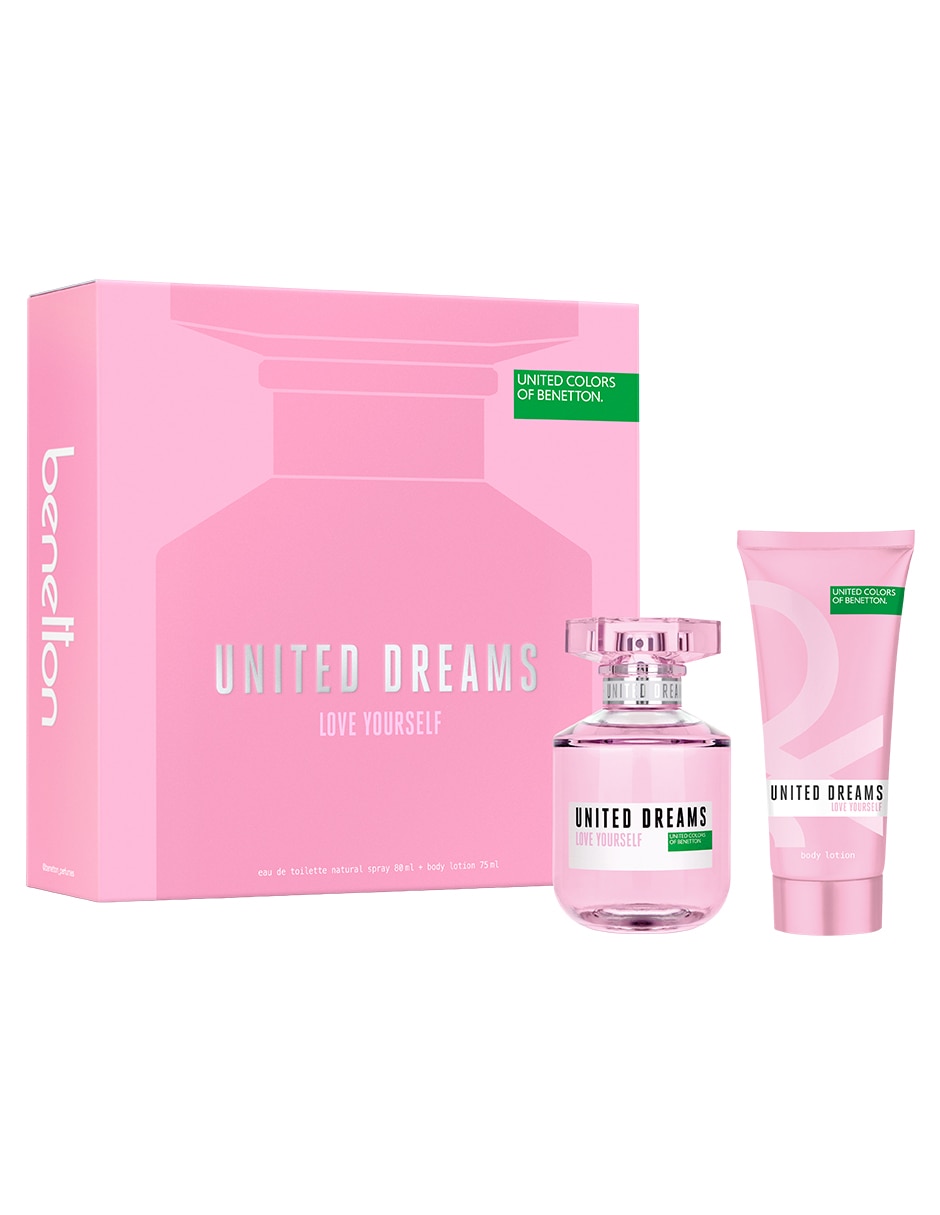 Kit eau de toilette benetton dreams love yourself para mujer