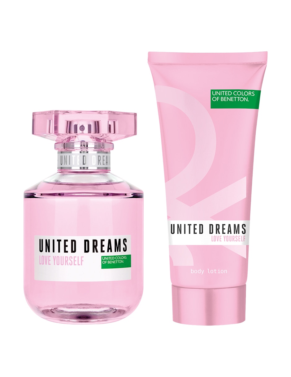 Kit eau de toilette benetton dreams love yourself para mujer