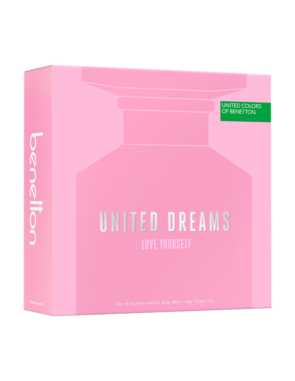 Kit eau de toilette benetton dreams love yourself para mujer