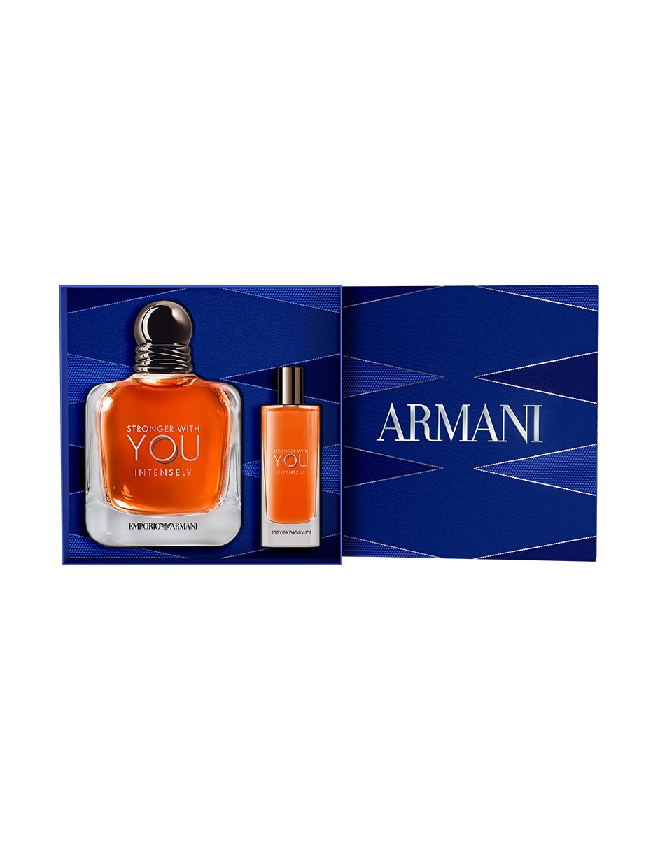 Set Eau de parfum Giorgio Armani Stronger With You para hombre