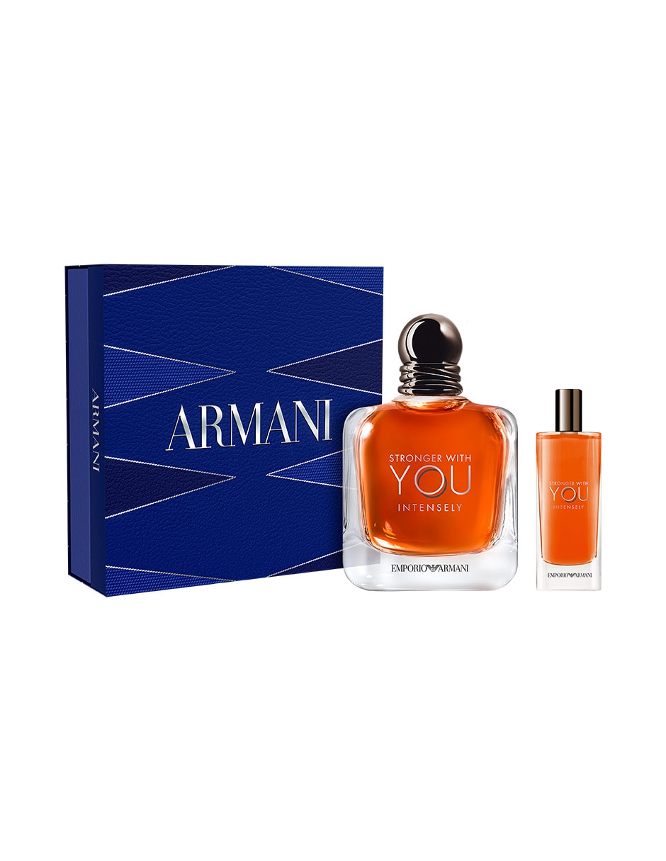 Set Eau de parfum Giorgio Armani Stronger With You para hombre