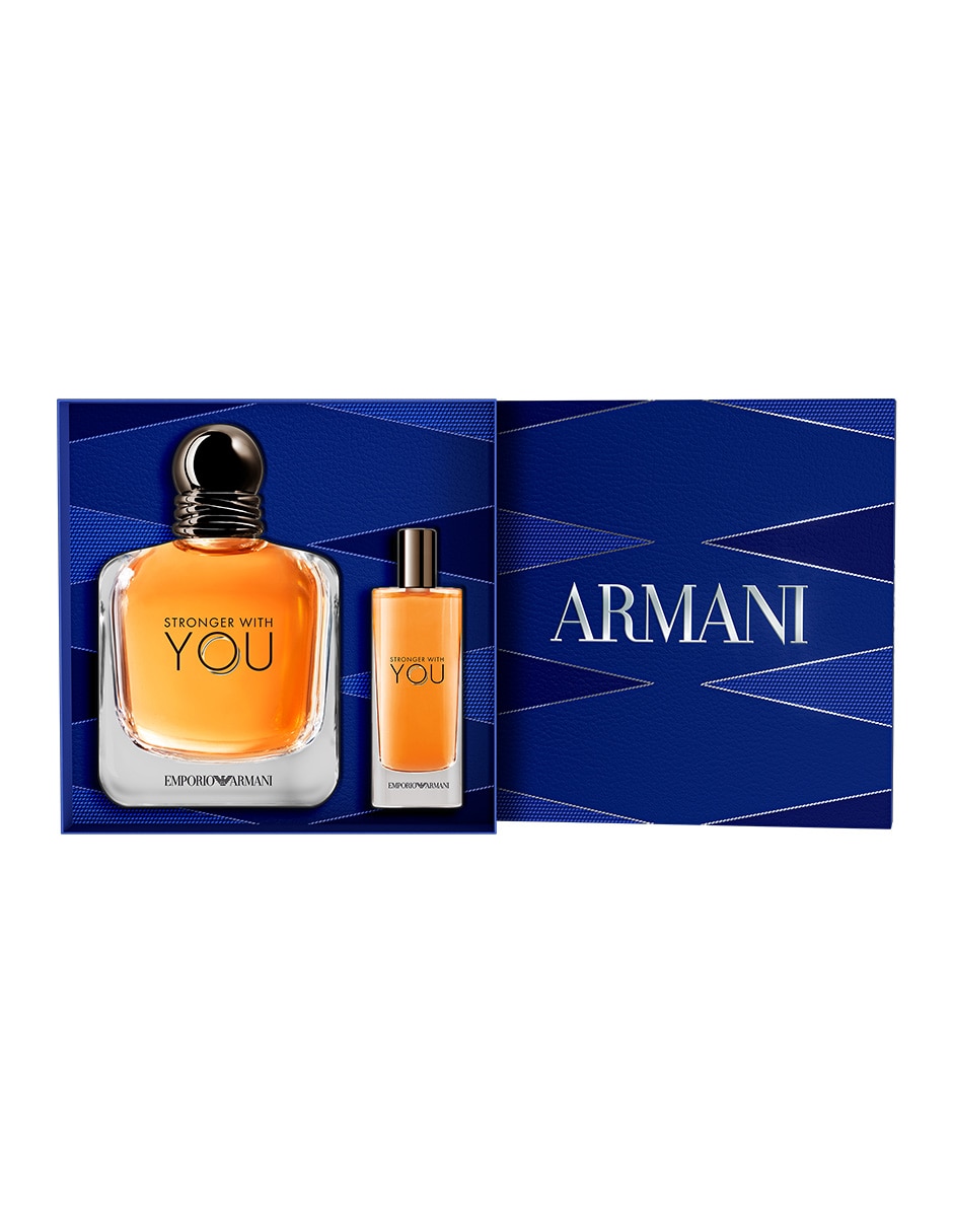 Set Eau de toilette Giorgio Armani Stronger with you para hombre