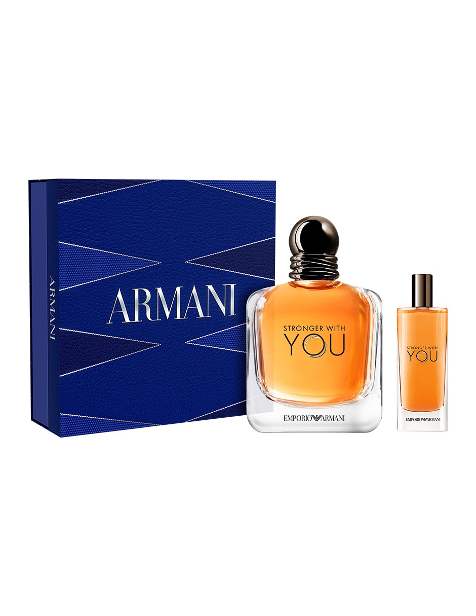 Set Eau de toilette Giorgio Armani Stronger with you para hombre