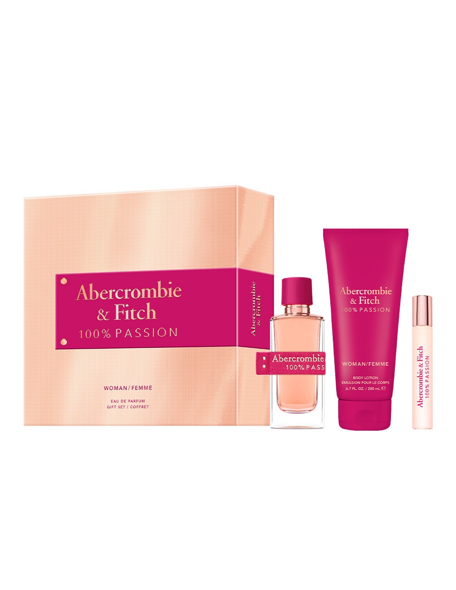 Kit Eau de parfum 100% Passion para mujer 7