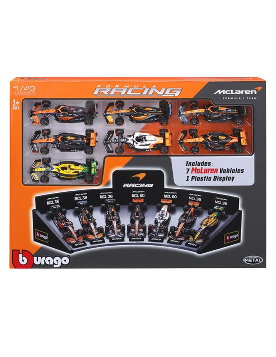 Set de vehículos mclaren fórmula 1