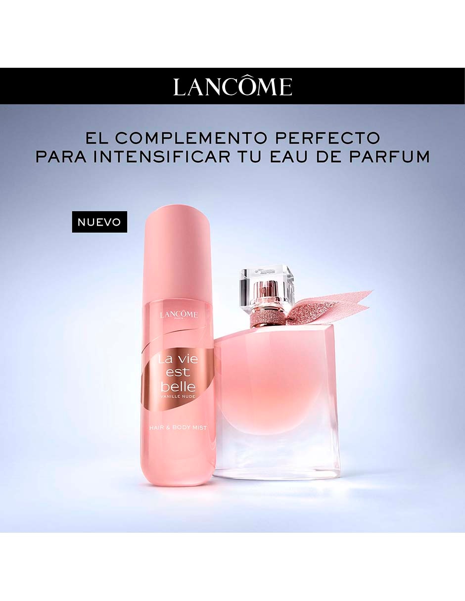 Body mist Lancôme La vie est belle vanille nude para mujer