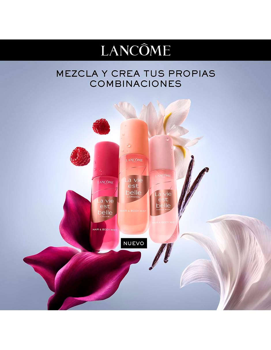 Body mist Lancôme La vie est belle vanille nude para mujer