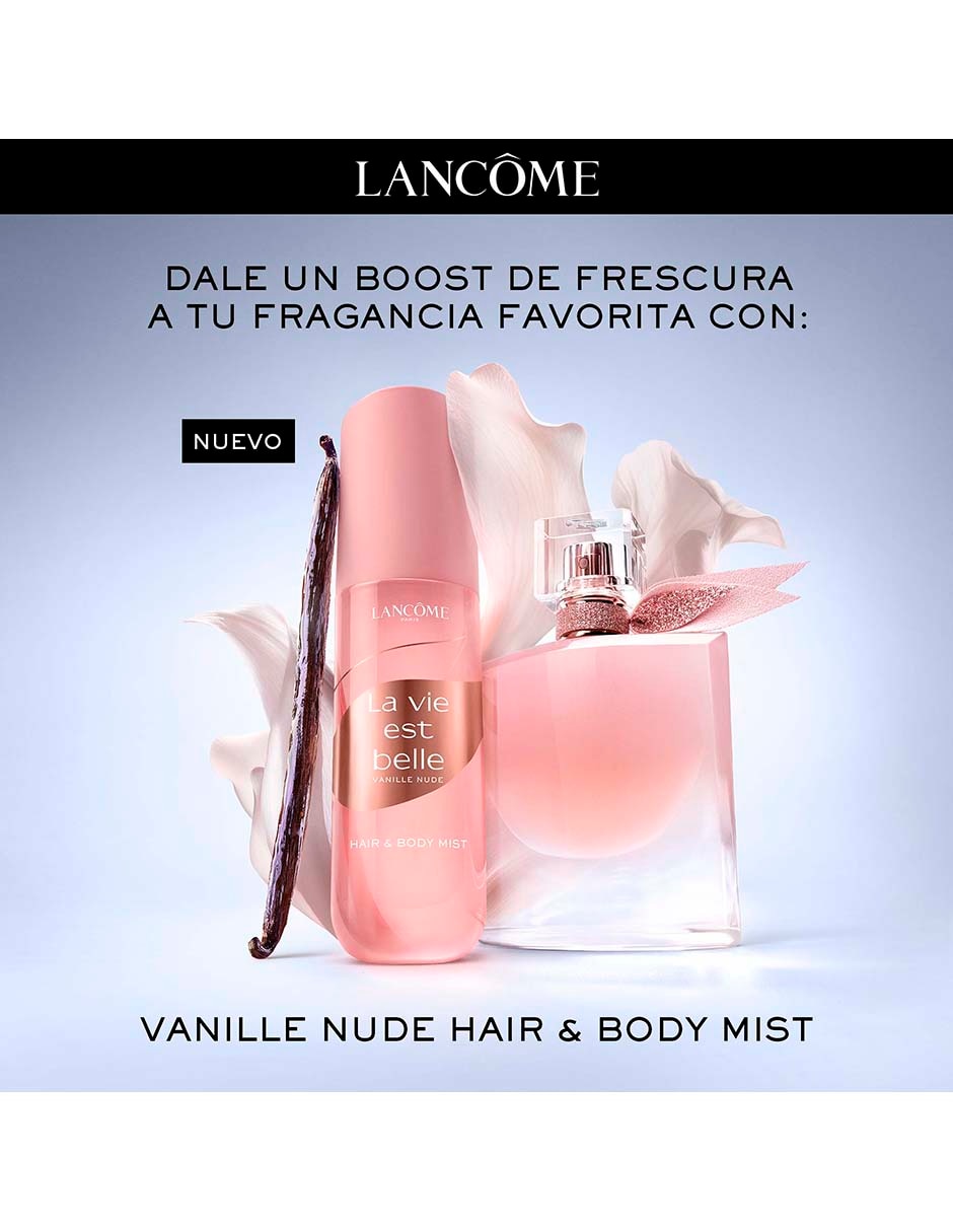 Body mist Lancôme La vie est belle vanille nude para mujer