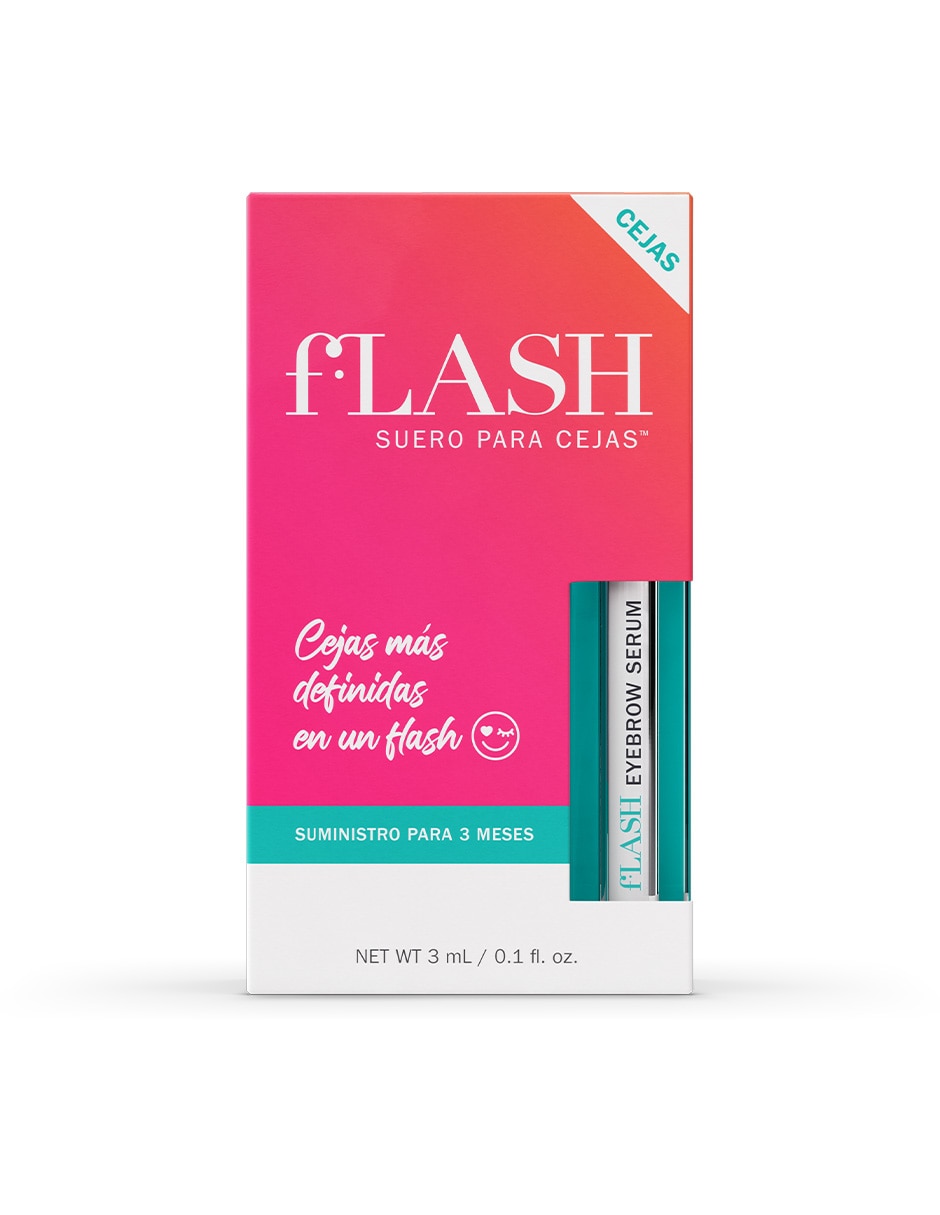 Tratamiento cejas flash suero cejas 3ml fortalecedor flash flash cosmetics