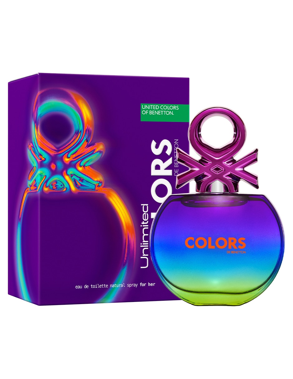 Eau de toilette Benetton Unlimited Colors para mujer
