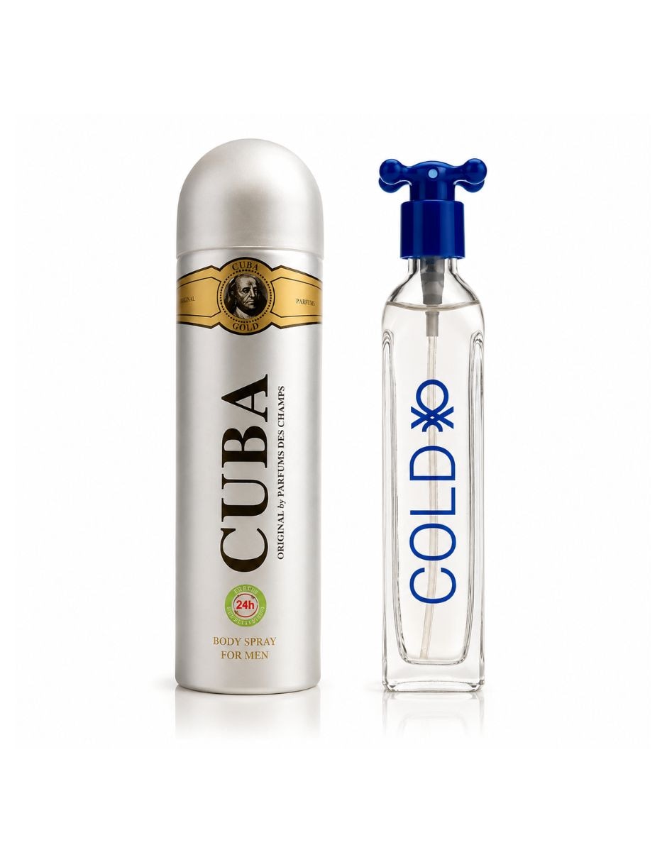 Perfume Gold + Benetton Cold Men para hombre Perfume Gold + Benetton Cold Men para hombre