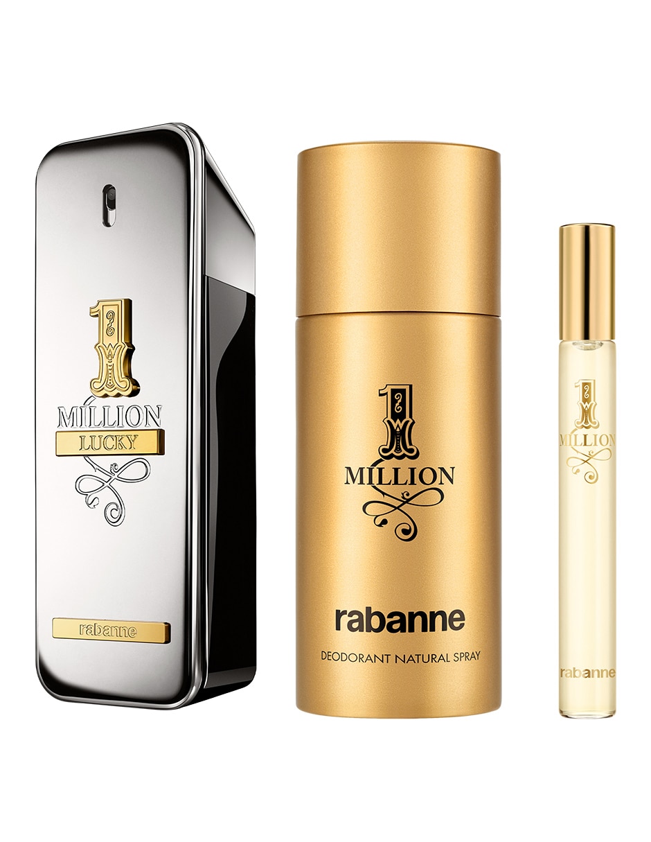 Kit Eau de parfum 1 Million Lucky para hombre 5