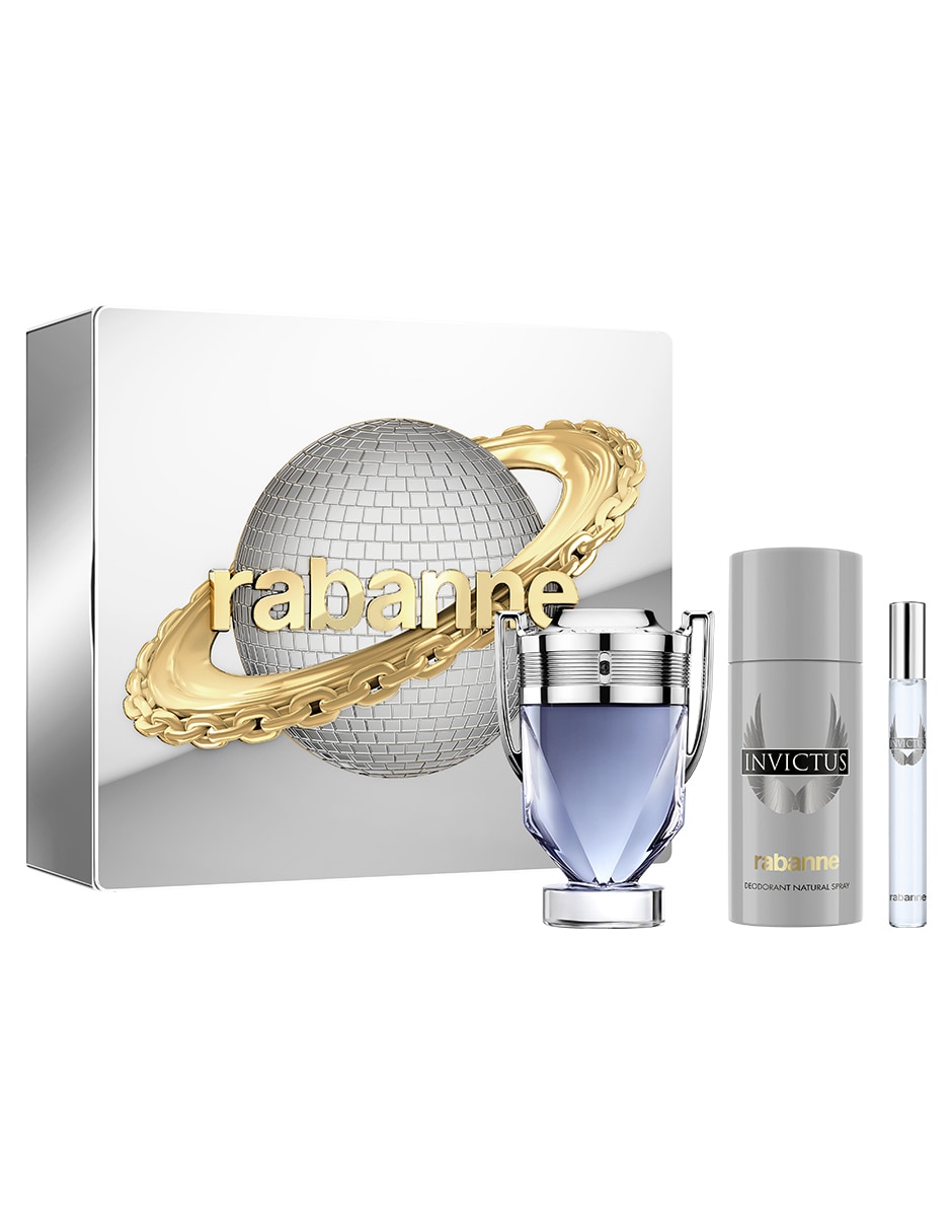 Kit Eau de toilette Invictus para hombre Kit Eau de toilette Invictus para hombre