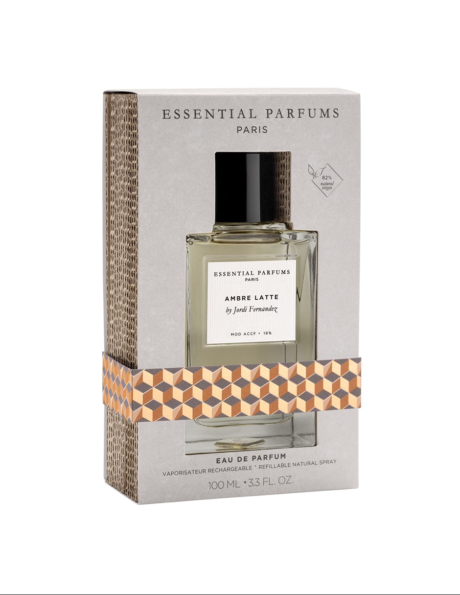 Eau de parfum ambre latte essential parfums 100 ml unisex 3
