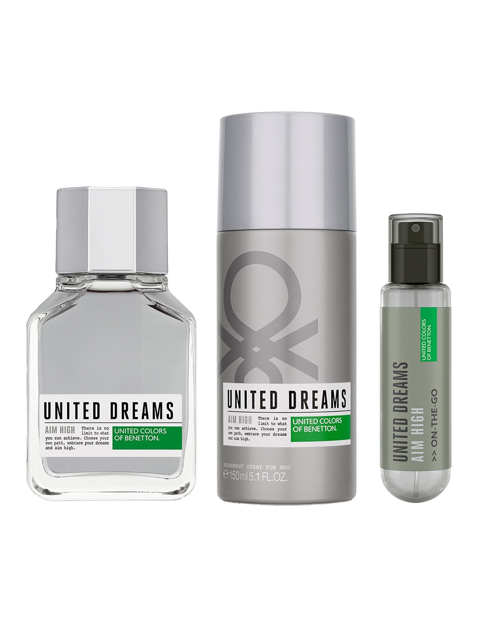 Kit Eau de toilette United Dreams Aim High para hombre 2