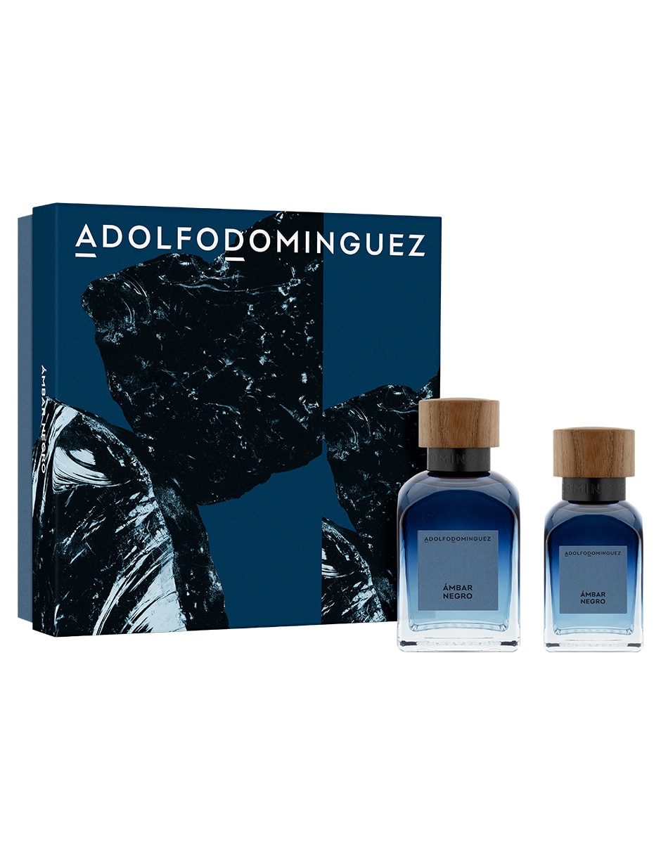 Kit Eau de parfum Ámbar Negro para hombre