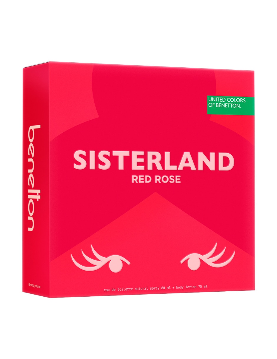 Kit Eau de toilette Sisterland Red Rose para mujer 5
