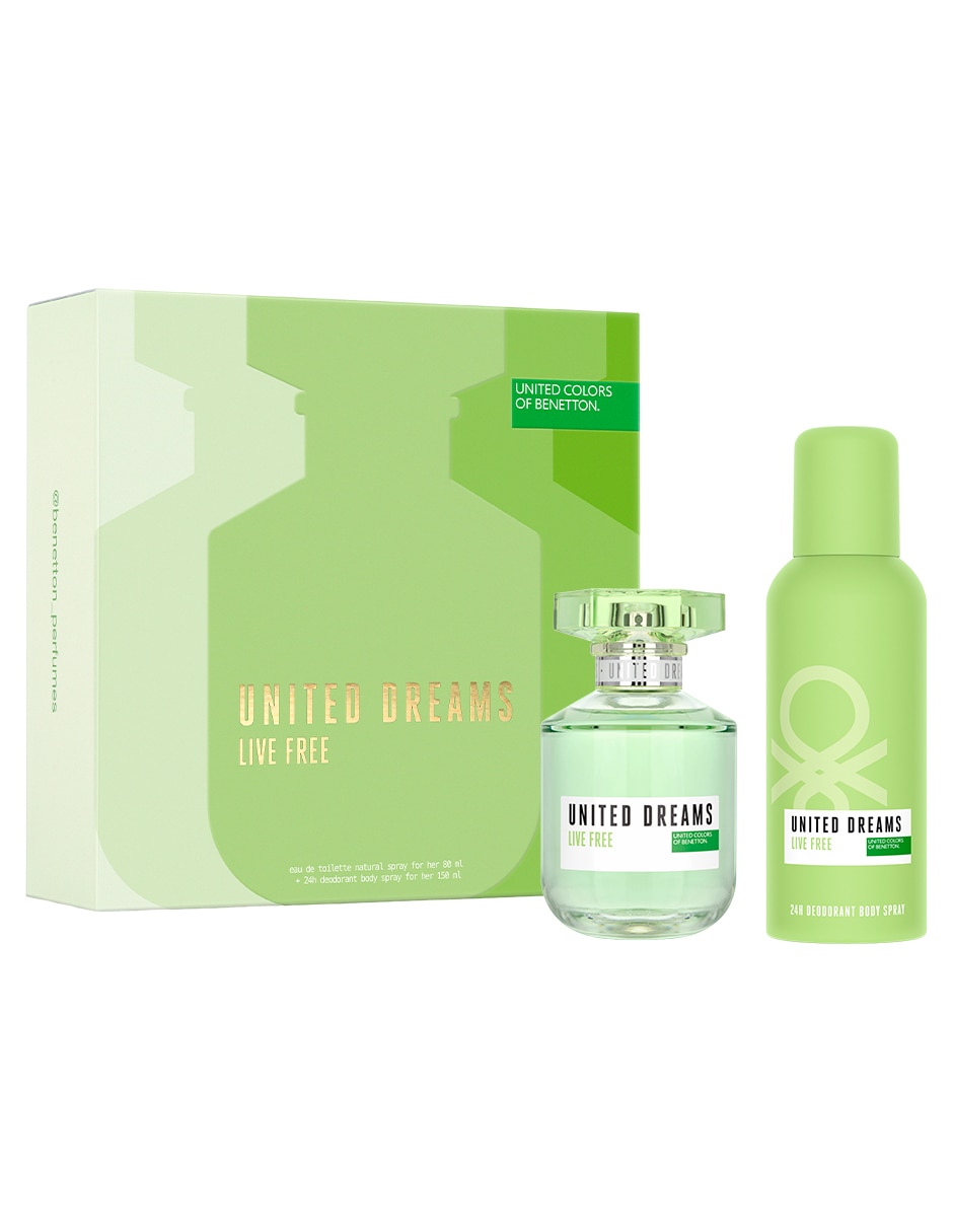 Eau de toilette United Dreams Live Free para mujer
